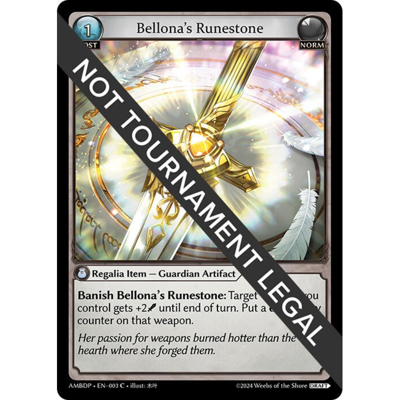 Bellona’s Runestone (003) [Mortal Ambition Draft Pack]