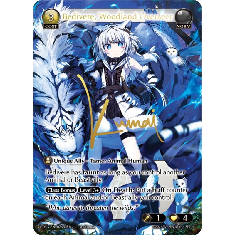 Bedivere, Woodland Overseer (CSR) (026) [Fractured Crown]