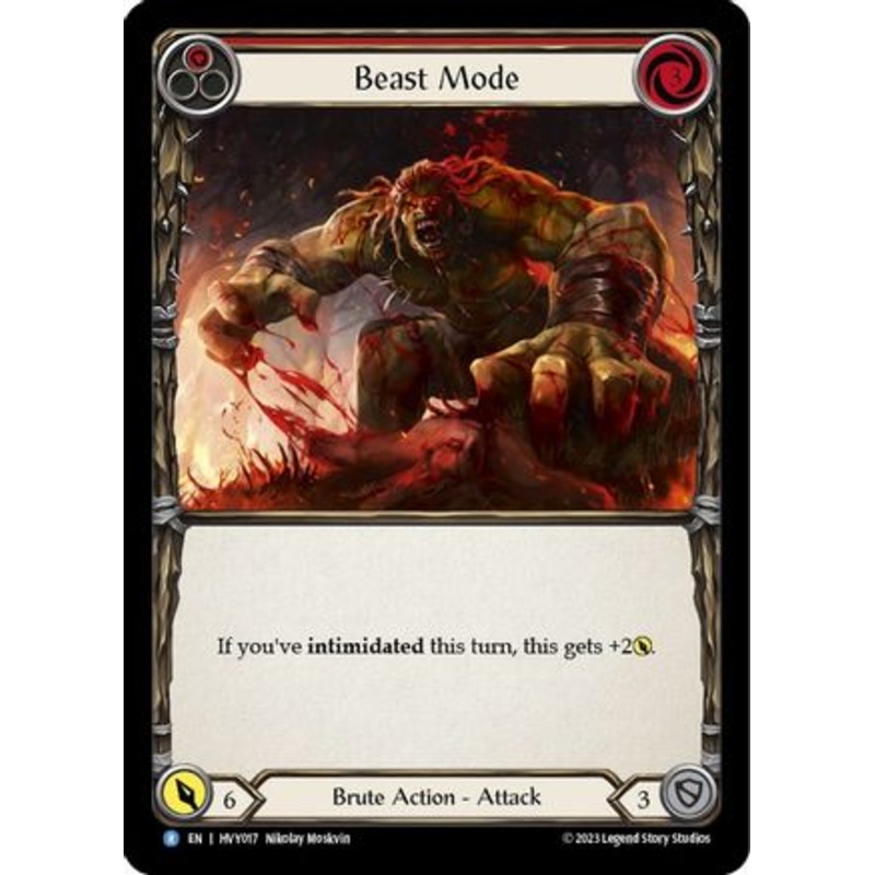 Beast Mode (Red) (HVY017) – Heavy Hitters