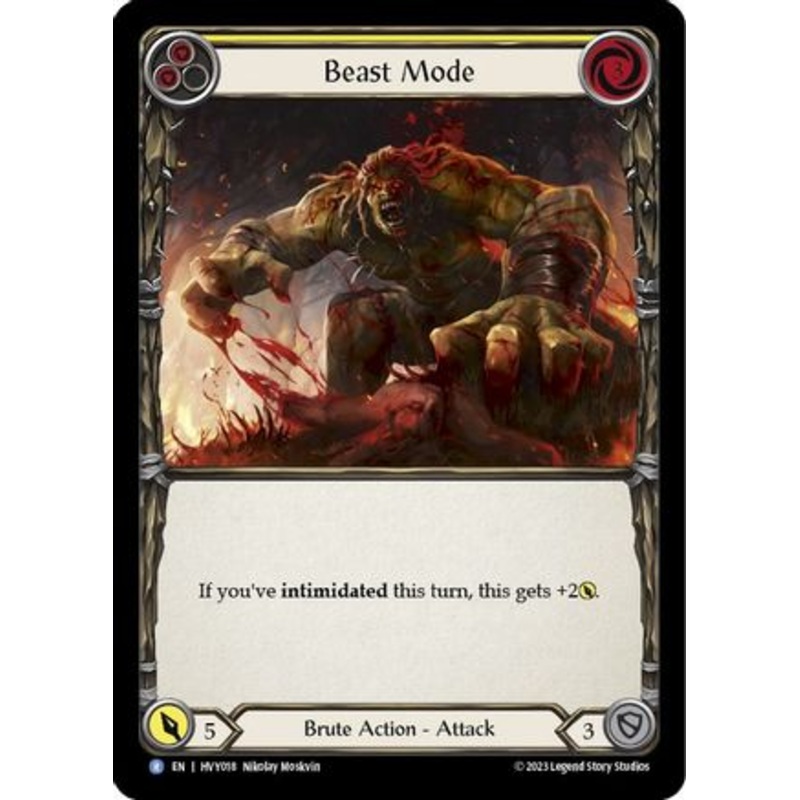 Beast Mode (Yellow) (HVY018) – Heavy Hitters