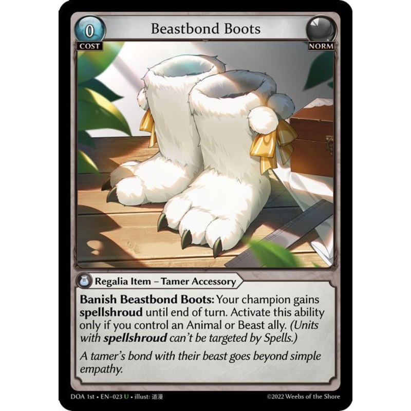 Beastbond Boots (023) [Dawn of Ashes: 1st Edition]
