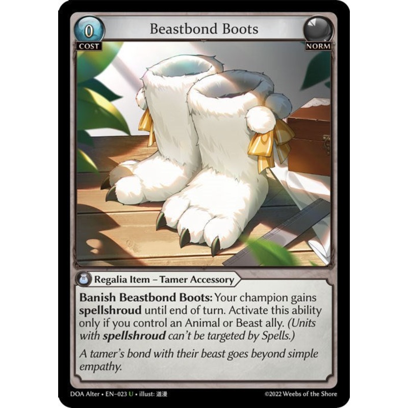 Beastbond Boots (023) [Dawn of Ashes: Alter Edition]