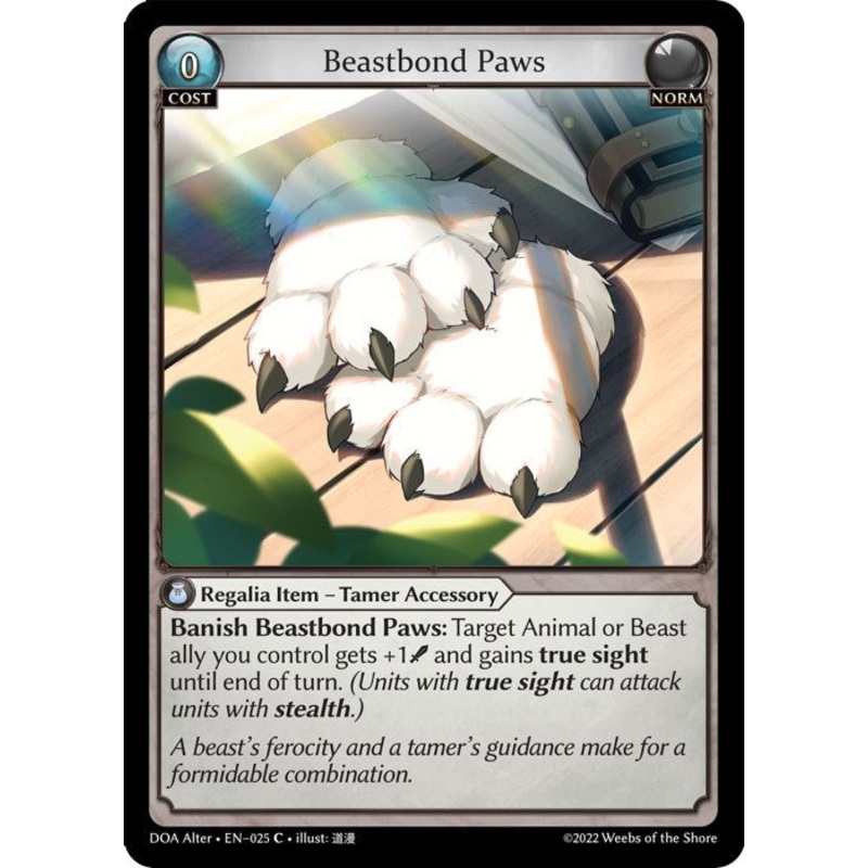 Beastbond Paws (025) [Dawn of Ashes: Alter Edition]