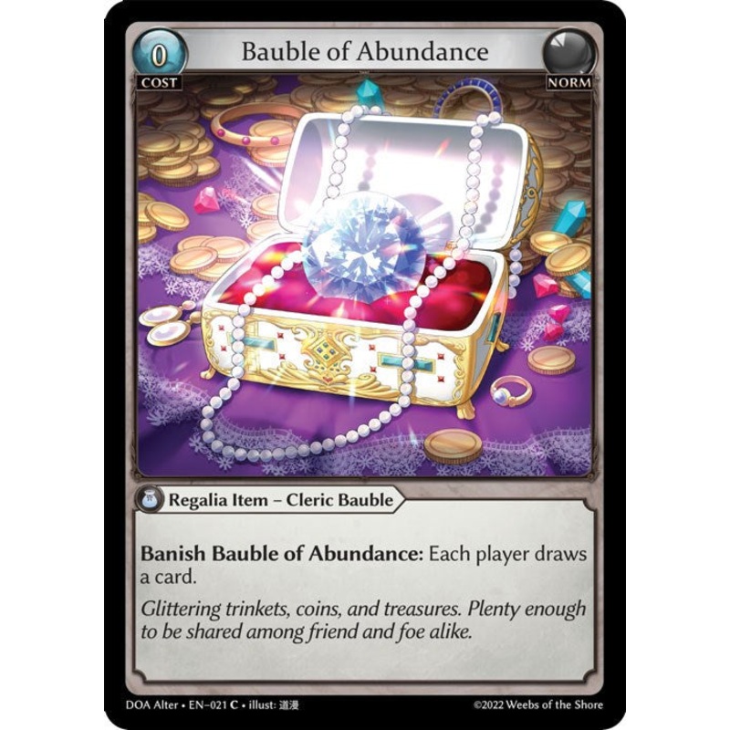 Bauble of Abundance (021) [Dawn of Ashes: Alter Edition]