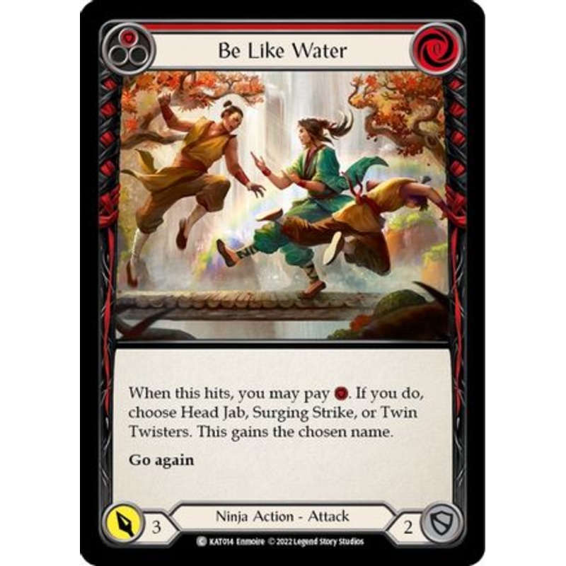 Be Like Water (Red) (KAT014) – Blitz Deck: Outsiders – Katsu