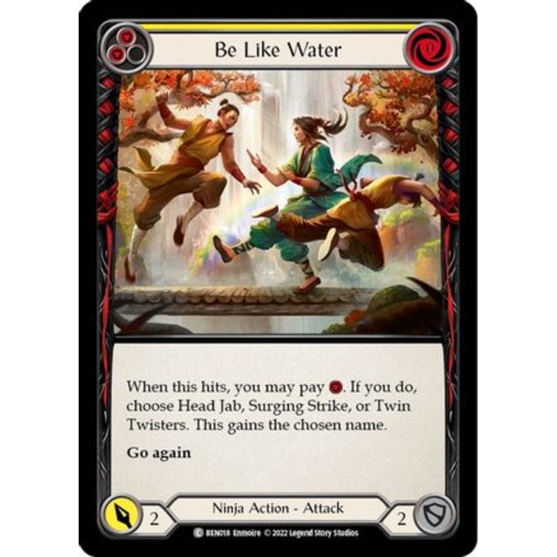 Be Like Water (Yellow) (BEN018) – Blitz Deck: Outsiders – Benji