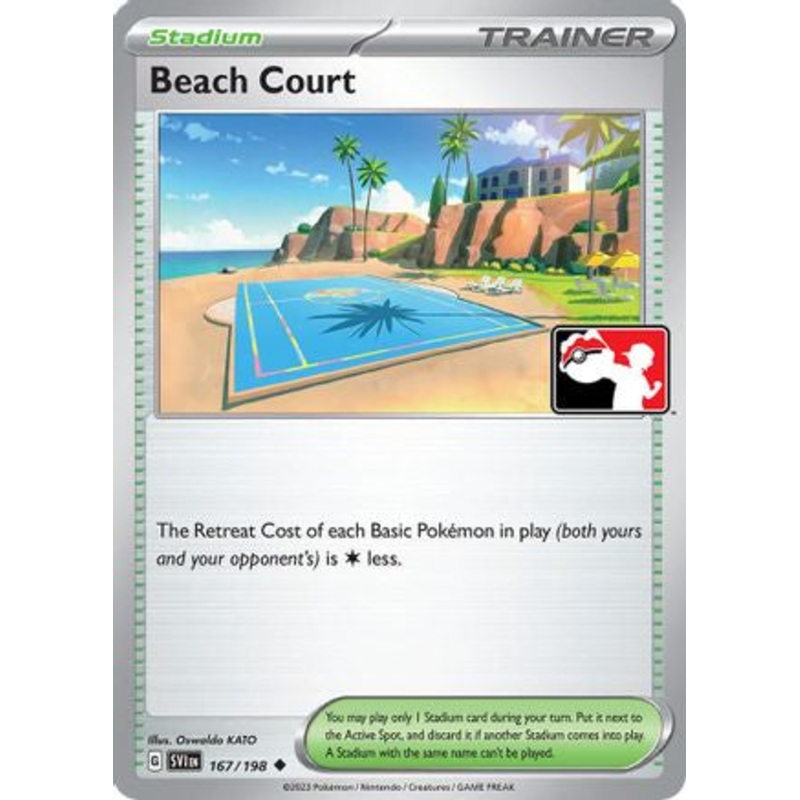 Beach Court (167/198) [Prize Pack Series Three]