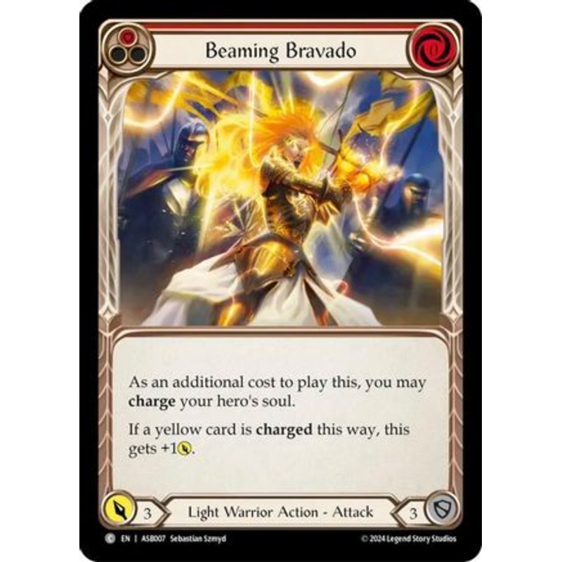 Beaming Bravado (Red) (ASB007) – Armory Deck: Boltyn