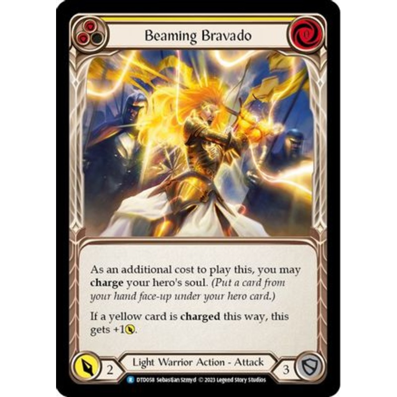 Beaming Bravado (Yellow) (DTD058) Rainbow Foil – Dusk till Dawn
