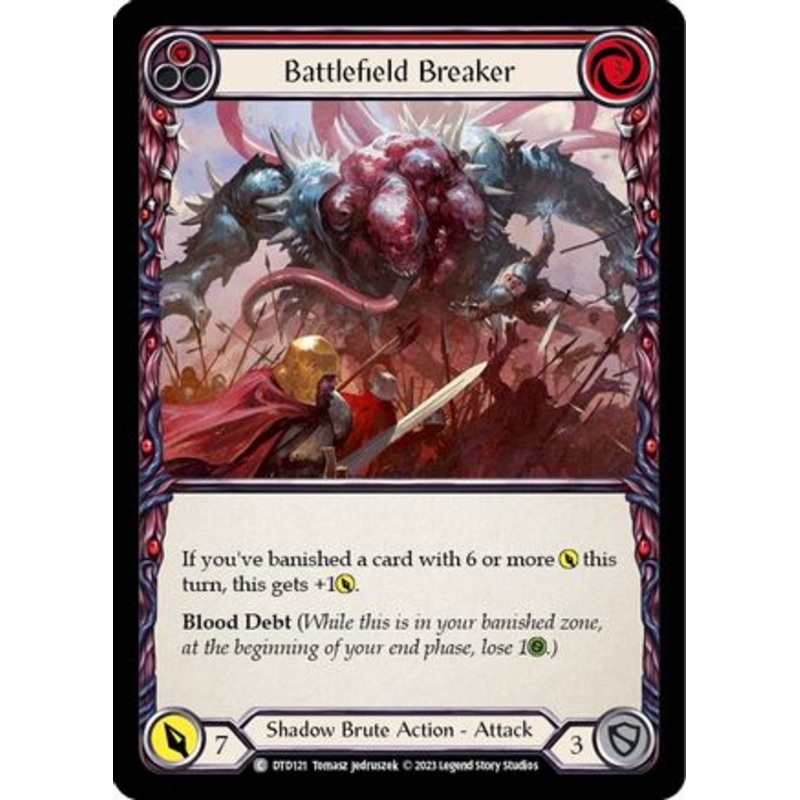 Battlefield Breaker (Red) (DTD121) Rainbow Foil – Dusk till Dawn