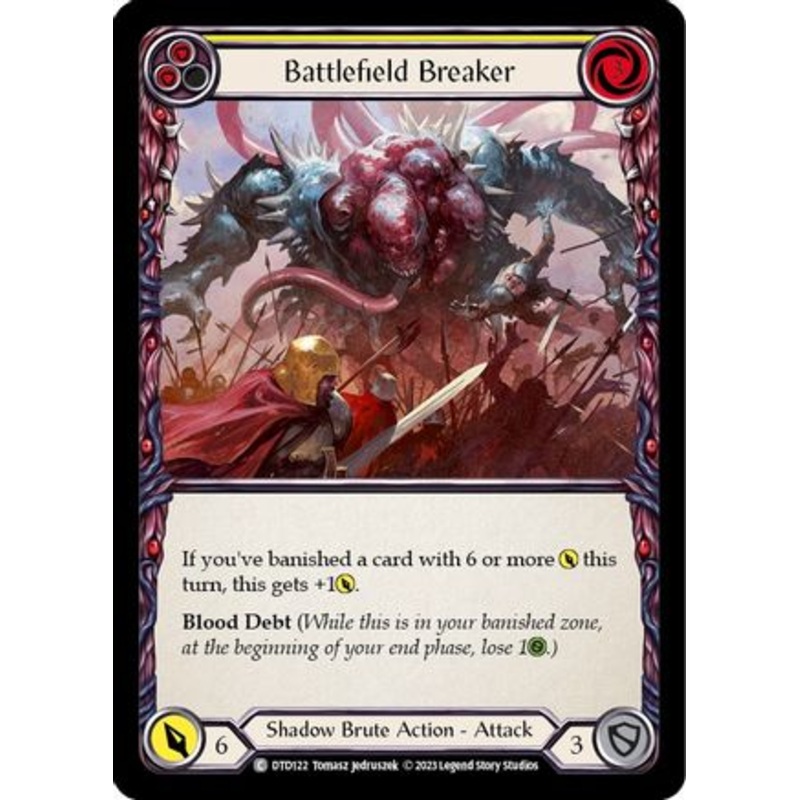 Battlefield Breaker (Yellow) (DTD122) Rainbow Foil – Dusk till Dawn