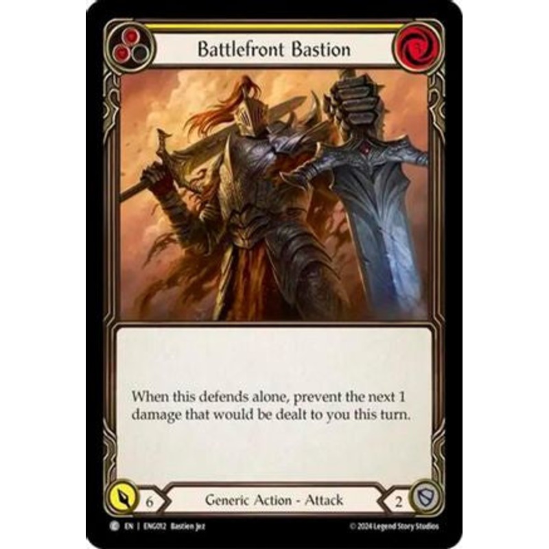 Battlefront Bastion (Yellow) (ENG012) – Blitz Deck: Part the Mistveil – Enigma