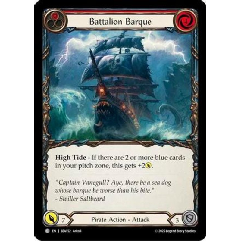 Battalion Barque (Red) (SEA152) – High Seas