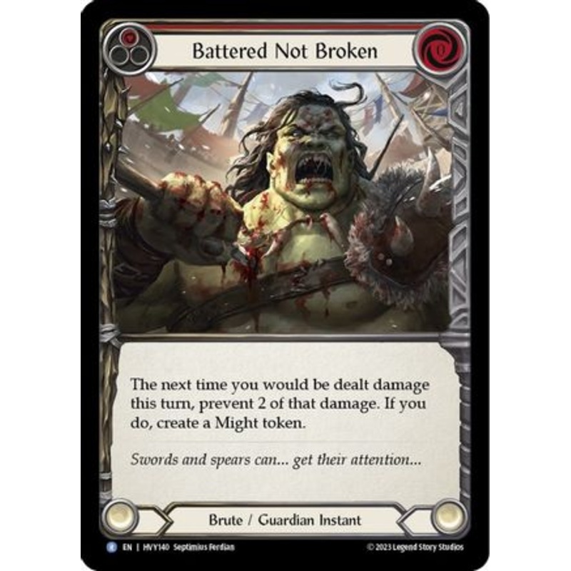 Battered Not Broken (HVY140) – Heavy Hitters