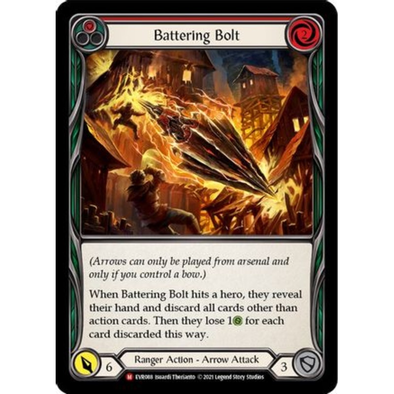 Battering Bolt (EVR088) 1st Edition Rainbow Foil – Everfest