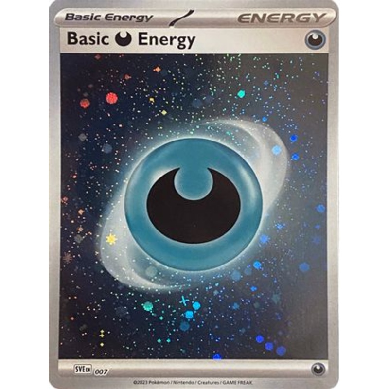 Basic Darkness Energy (007) (Cosmos Holo) [Scarlet & Violet: Base Set]