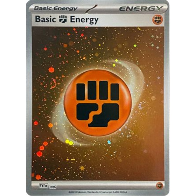 Basic Fighting Energy (006) (Cosmos Holo) [Scarlet & Violet: Base Set]