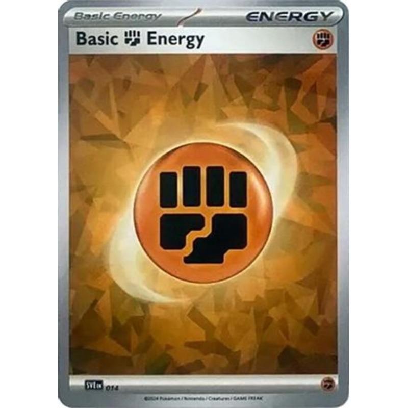 Basic Fighting Energy (014) (Cracked Ice Holo) [Scarlet & Violet: Stellar Crown]