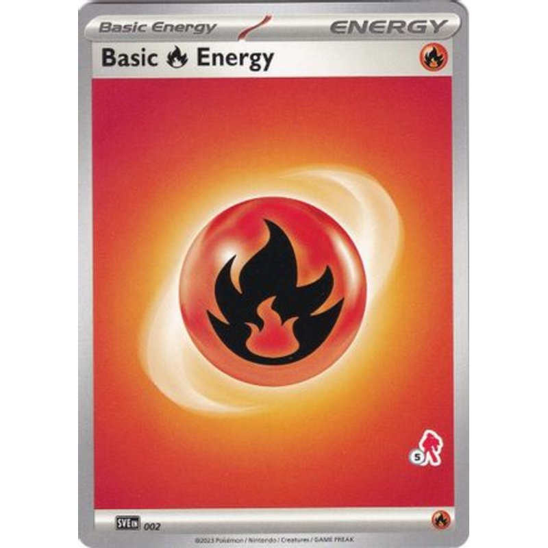 Basic Fire Energy (002) (Armarouge Stamp #5) [Battle Academy 2024]