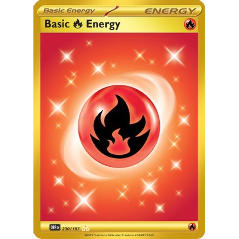 Basic Fire Energy (230/197) [Scarlet & Violet: Obsidian Flames]