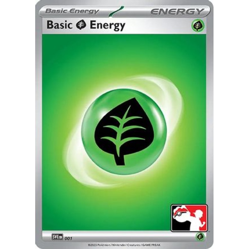 Basic Grass Energy (001) [Prize Pack Series Three] Holofoil