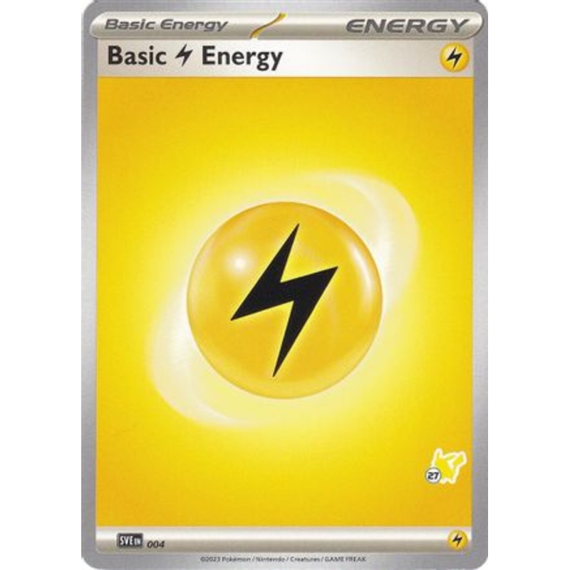 Basic Lightning Energy (004) (Pikachu Stamp #27) [Battle Academy 2024]