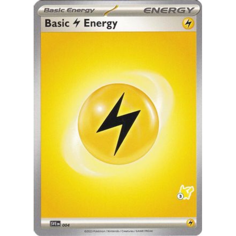 Basic Lightning Energy (004) (Pikachu Stamp #3) [Battle Academy 2024]