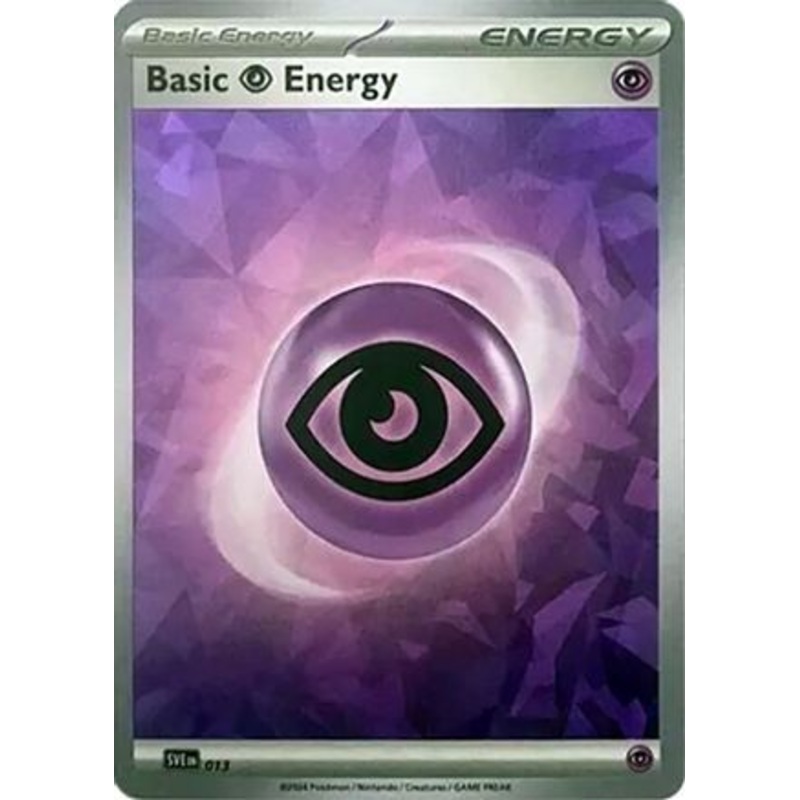 Basic Psychic Energy (013) (Cracked Ice Holo) [Scarlet & Violet: Stellar Crown]