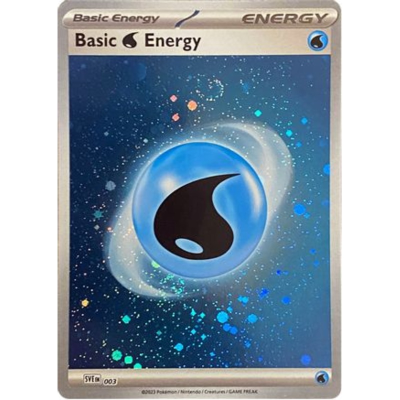 Basic Water Energy (003) (Cosmos Holo) [Scarlet & Violet: Base Set]