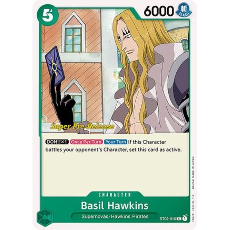 Basil Hawkins (ST02-010) Super Pre-Release Cards