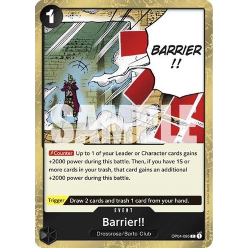 Barrier!! (Jolly Roger Foil) (OP04-095) Foil