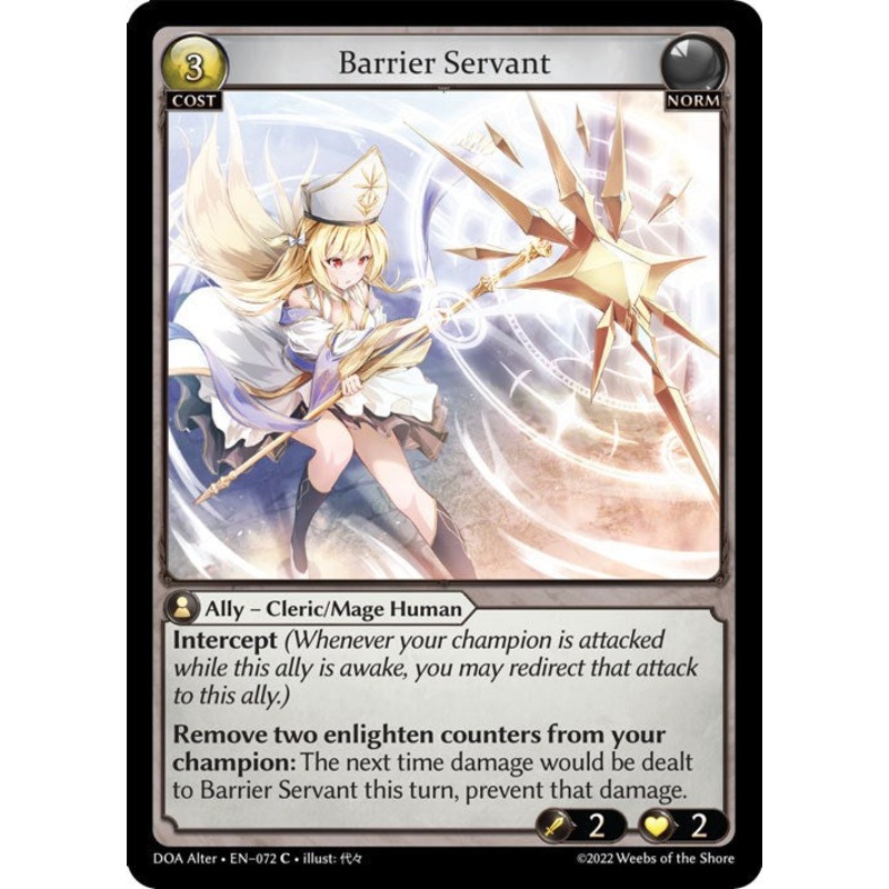 Barrier Servant (072) [Dawn of Ashes: Alter Edition]