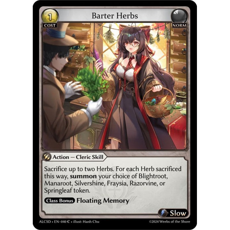 Barter Herbs (40) [Alchemical Revolution: Starter Decks]