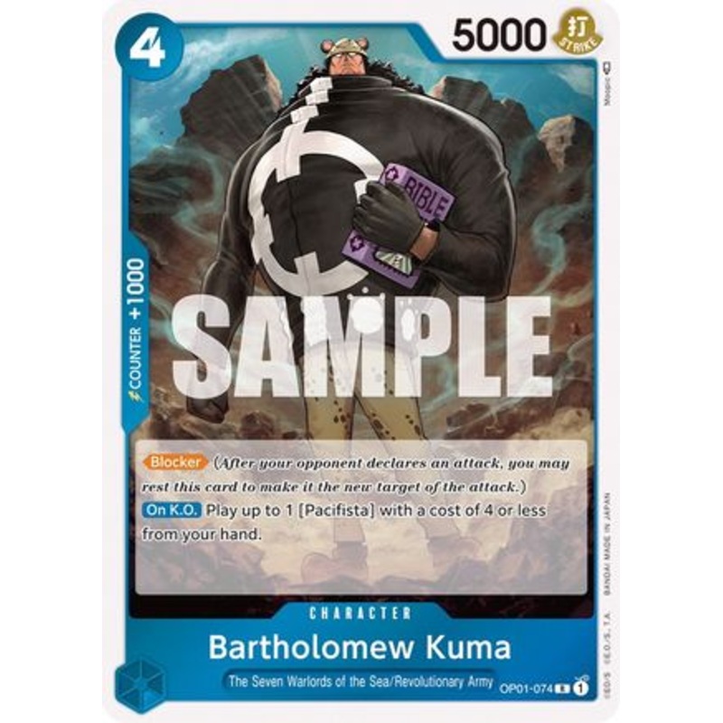 Bartholomew Kuma (OP01-074) Foil