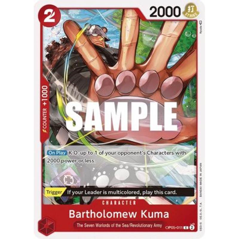 Bartholomew Kuma (OP05-011)