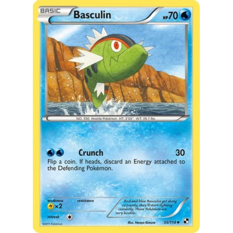 Basculin (35/114) [Black & White: Base Set] Reverse Holofoil