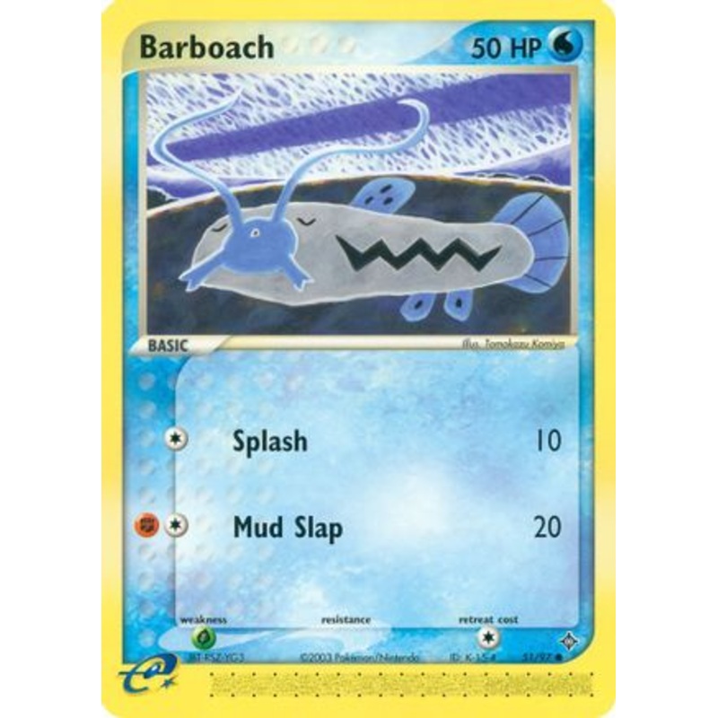 Barboach (51/97) [EX: Dragon] Reverse Holofoil