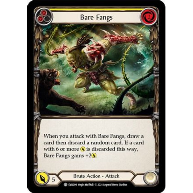 Bare Fangs (Yellow) (EVR009) 1st Edition – Everfest