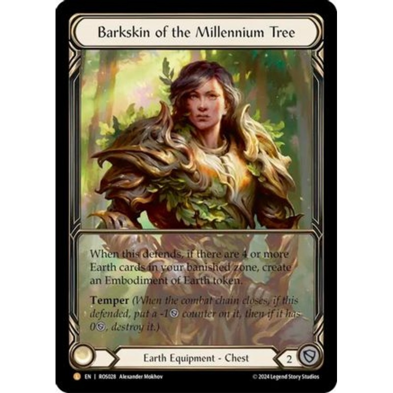 Barkskin of the Millennium Tree (Extended Art) (ROS028) Cold Foil – Rosetta