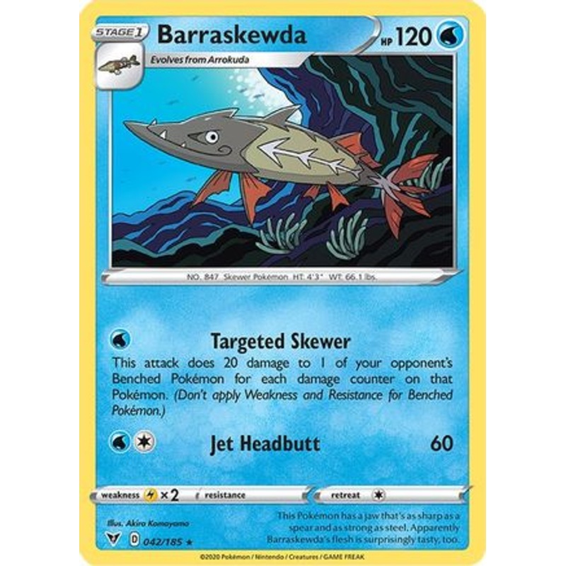 Barraskewda (042/185) [Sword & Shield: Vivid Voltage] Reverse Holofoil