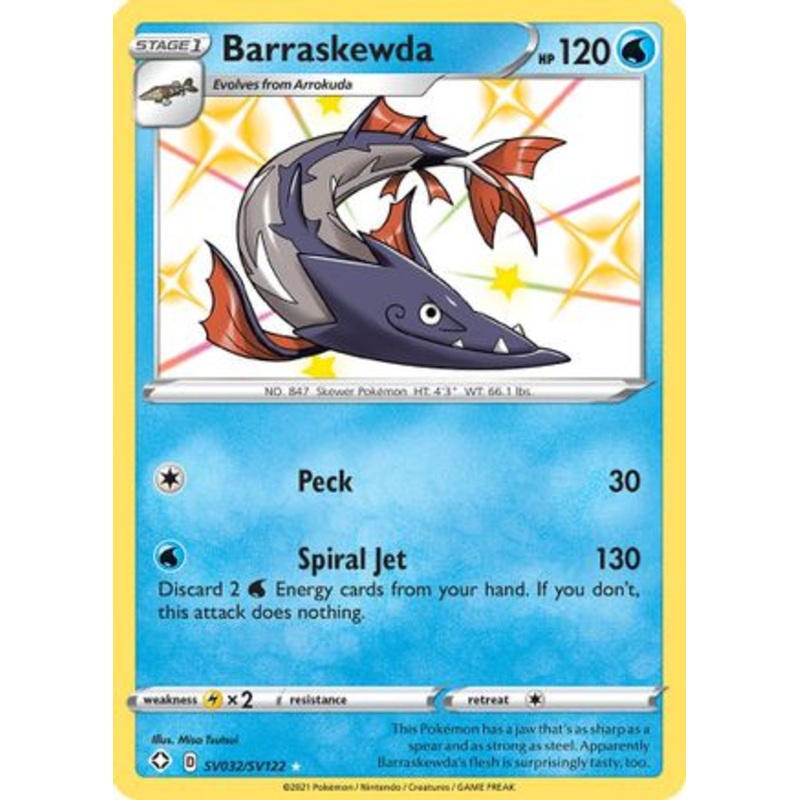 Barraskewda (SV032/SV122) [Sword & Shield: Shining Fates]