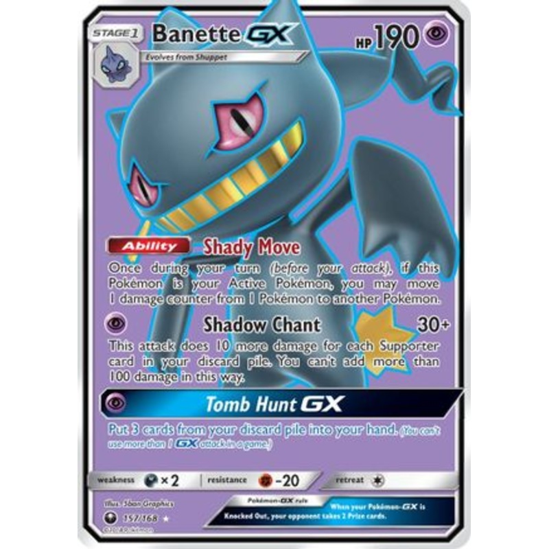 Banette GX (157/168) [Sun & Moon: Celestial Storm]