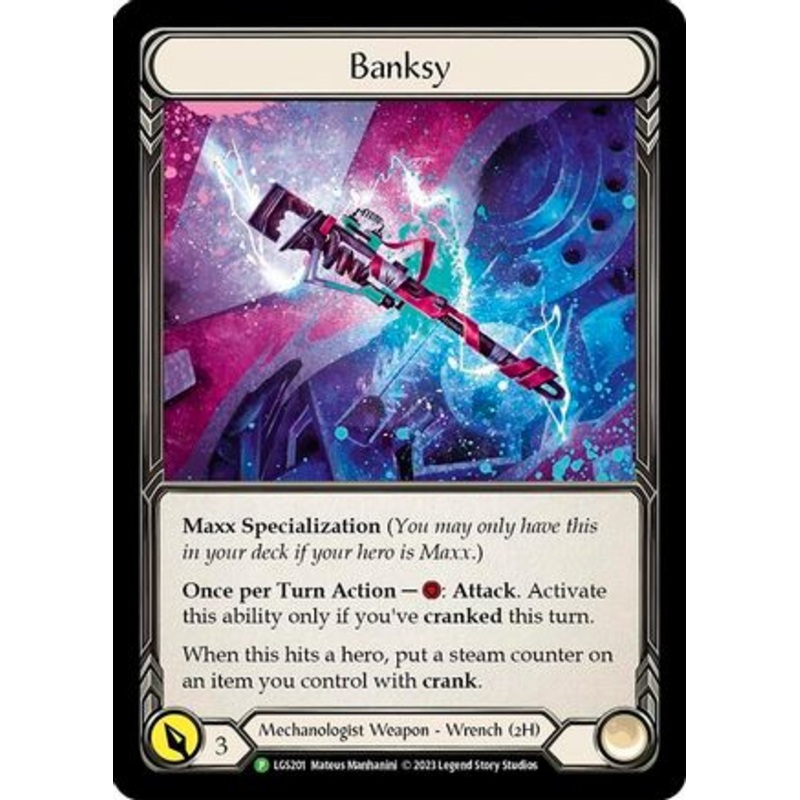 Banksy – LGS201 (LGS201) Cold Foil – Flesh and Blood: Promo Cards