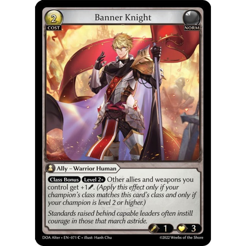 Banner Knight (071) [Dawn of Ashes: Alter Edition] Foil