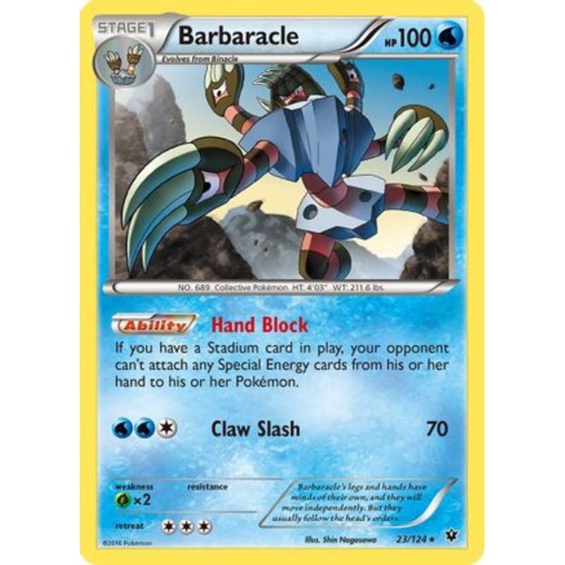 Barbaracle (23/124) [XY: Fates Collide] Reverse Holofoil