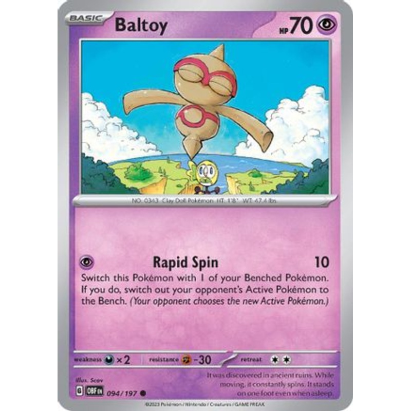 Baltoy (094/197) [Scarlet & Violet: Obsidian Flames]