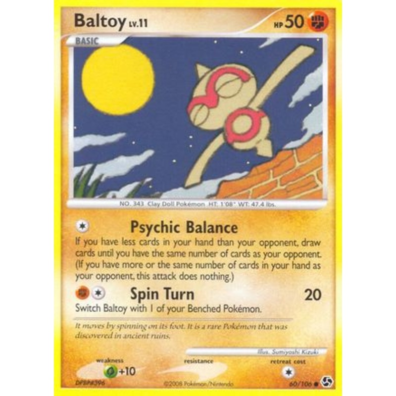 Baltoy (60/106) [Diamond & Pearl: Great Encounters] Reverse Holofoil