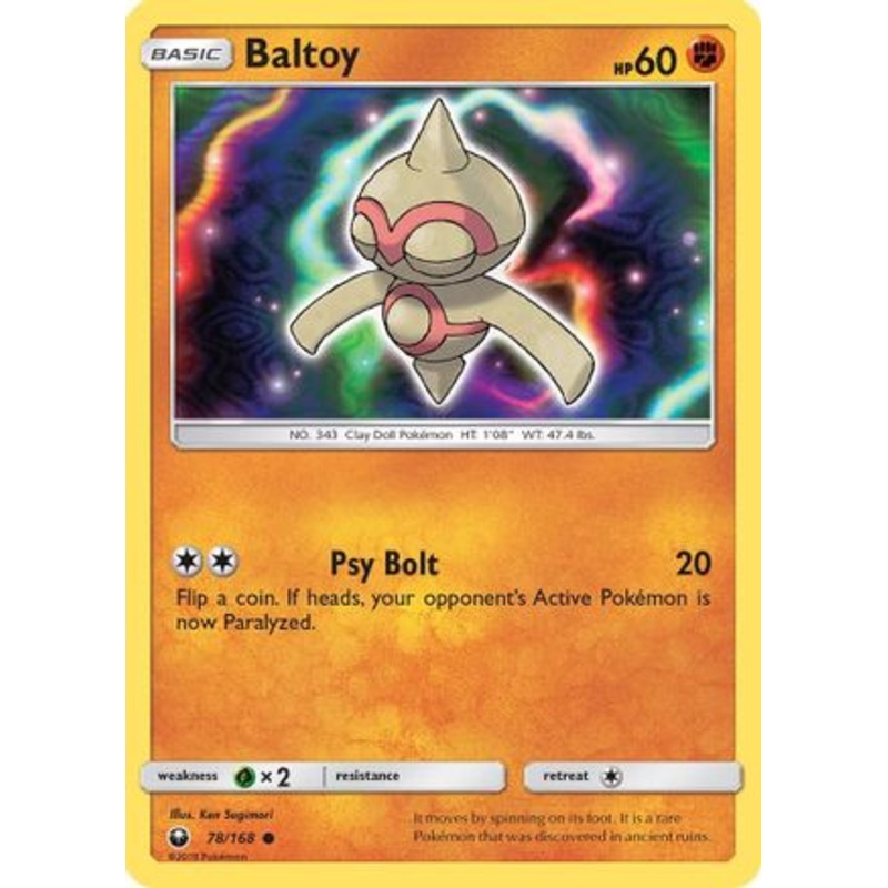 Baltoy (78/168) [Sun & Moon: Celestial Storm] Reverse Holofoil