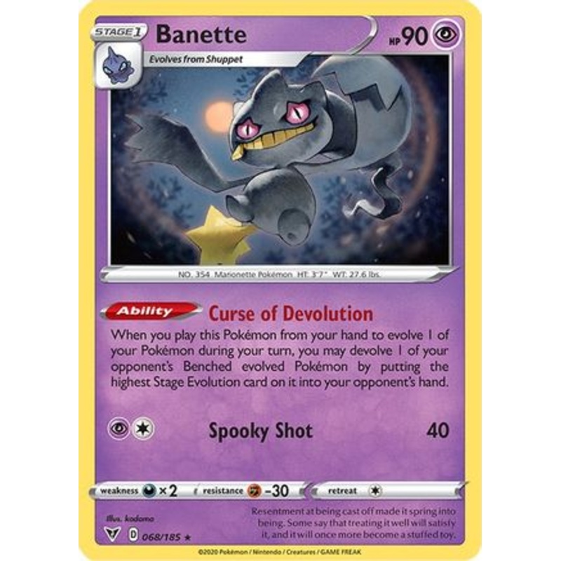 Banette (068/185) [Sword & Shield: Vivid Voltage] Reverse Holofoil