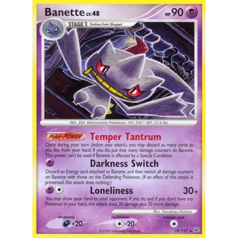 Banette (19/127) [Platinum: Base Set]